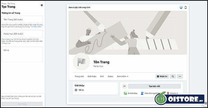 tao-page-pro5-profile-facebook-khong-thanh-cong